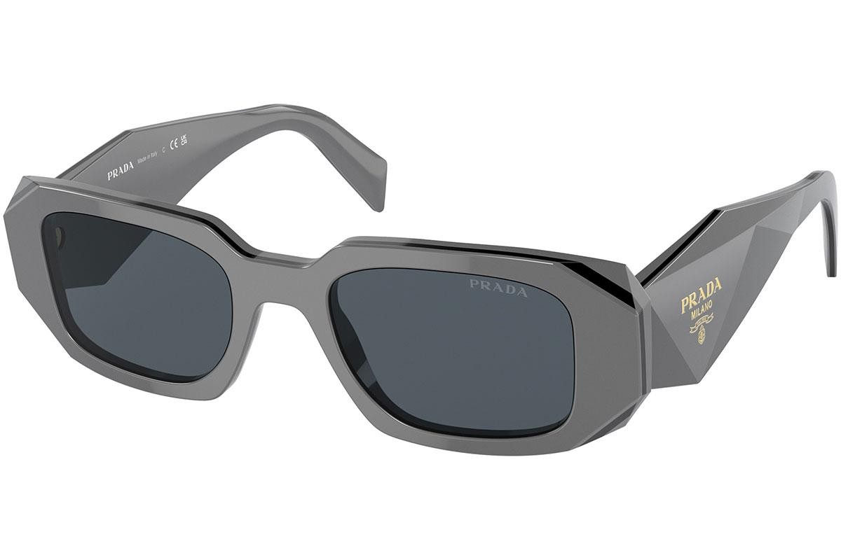 Prada PR 17WS (11N09T) 49 | Unisex Gri Güneş Gözlüğü